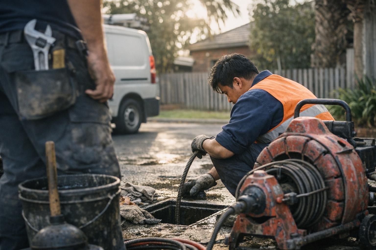 Blocked Sewer Line in Blocked Drain Plumber: Blocked Sewer Line is a complete or partial obstruction in the main — visual guide