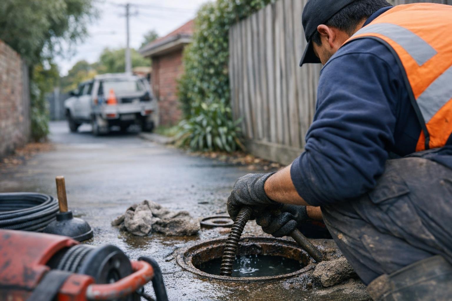 How CCTV Drain Camera applies to Blocked Drain Plumber services in Melbourne, Australia — practical illustration