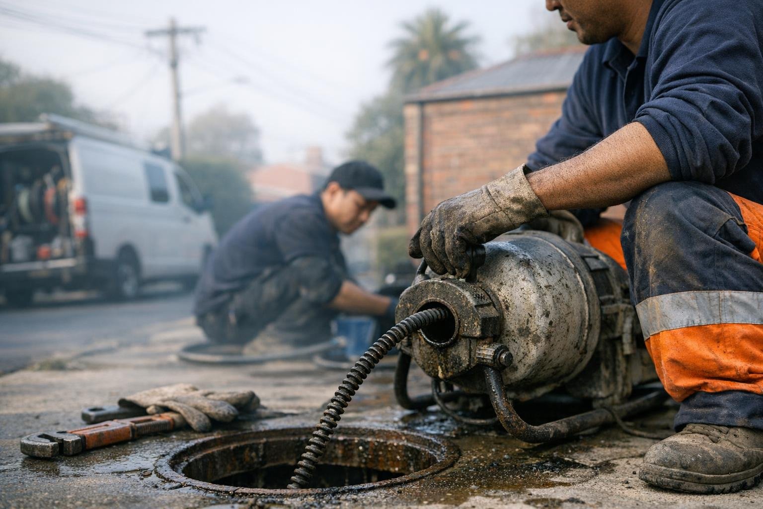 Drainage Pipe Replacement in Blocked Drain Plumber: Drainage Pipe Replacement is the process of removing old, damaged, or deteriorated — visual guide