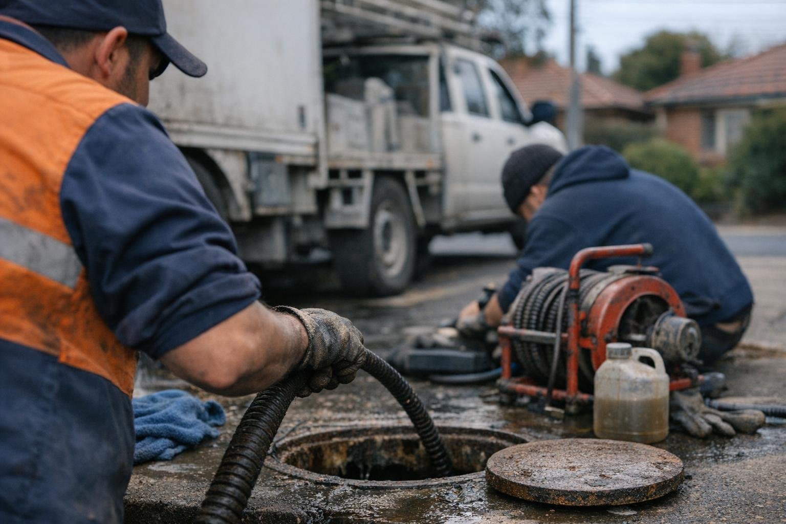 Fat Buildup in Drains in Blocked Drain Plumber: Fat Buildup in Drains is the accumulation of cooking oils, grease, and — visual guide