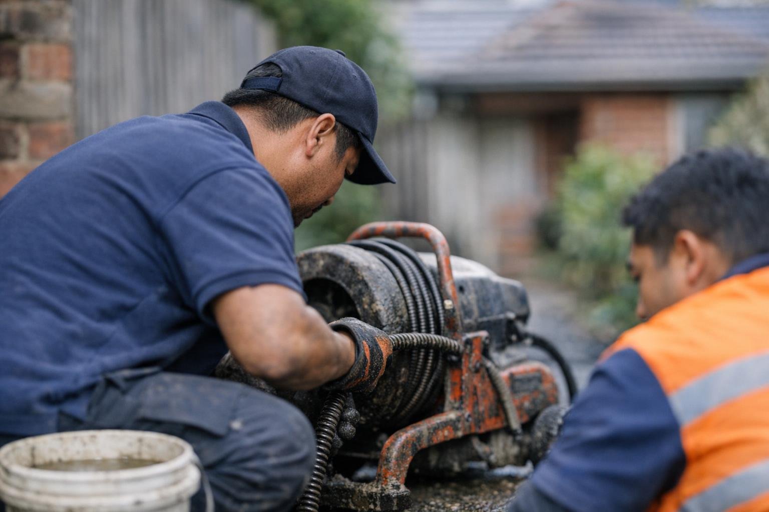 Kitchen Drain Blockage in Blocked Drain Plumber: Kitchen Drain Blockage is a buildup of food waste, grease, soap, and — visual guide