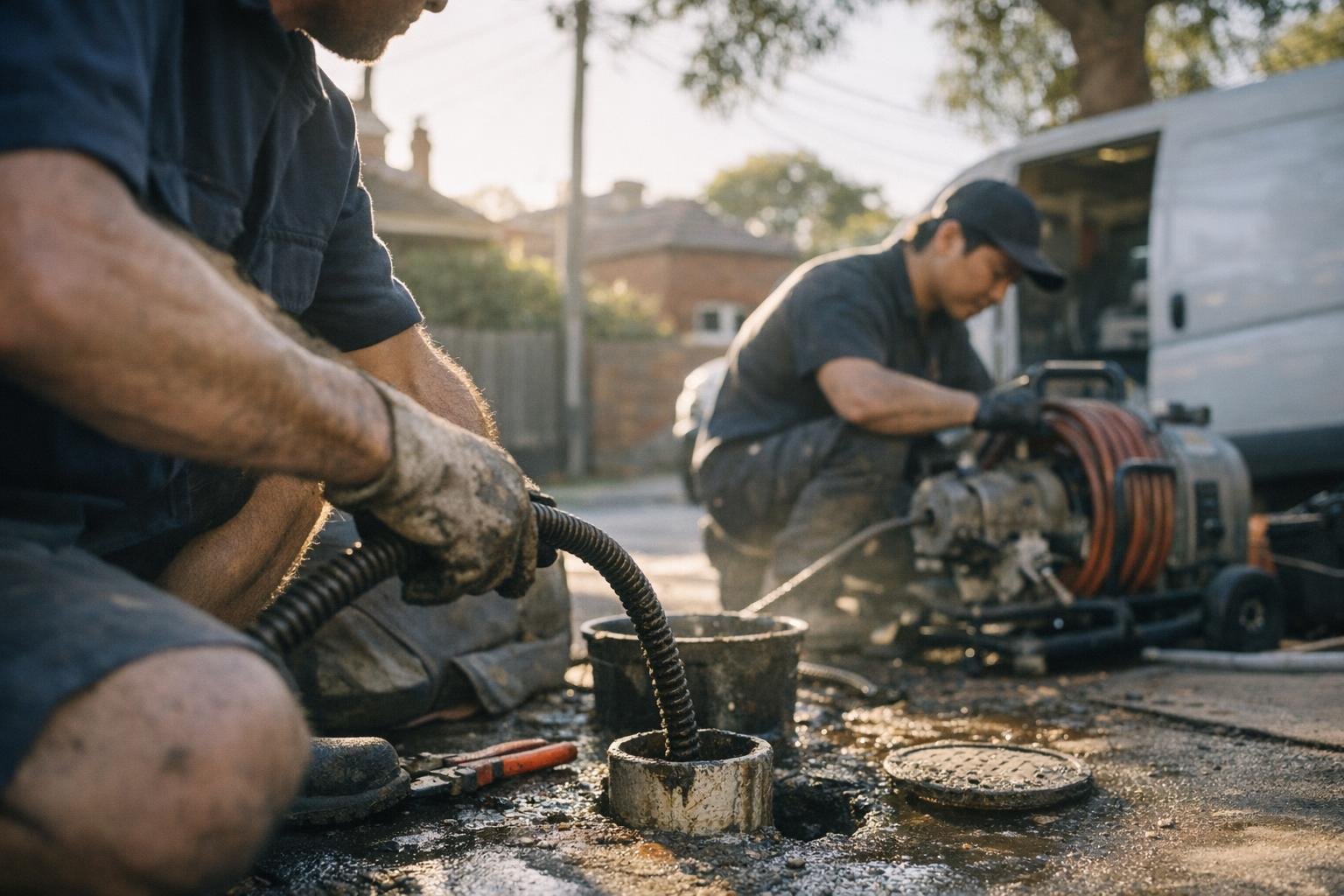 How Kitchen Sink Unblocking applies to Blocked Drain Plumber services in Melbourne, Australia — practical illustration