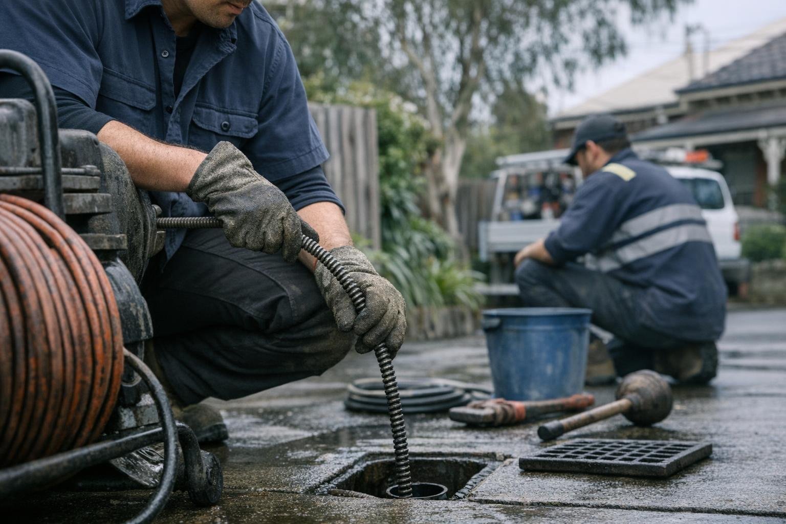 Pipe Replacement in Blocked Drain Plumber: Pipe Replacement is the process of removing old, damaged, or deteriorated pipes — visual guide