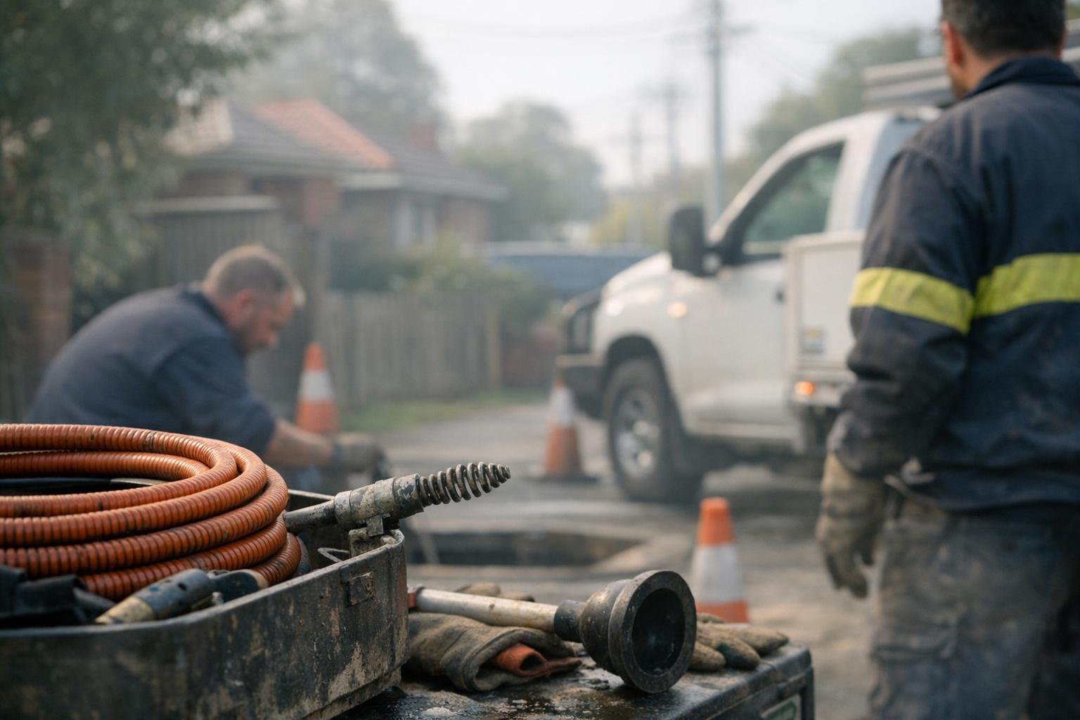 Sewer Blockage in Blocked Drain Plumber: Sewer Blockage is a complete or partial obstruction in the underground pipes — visual guide
