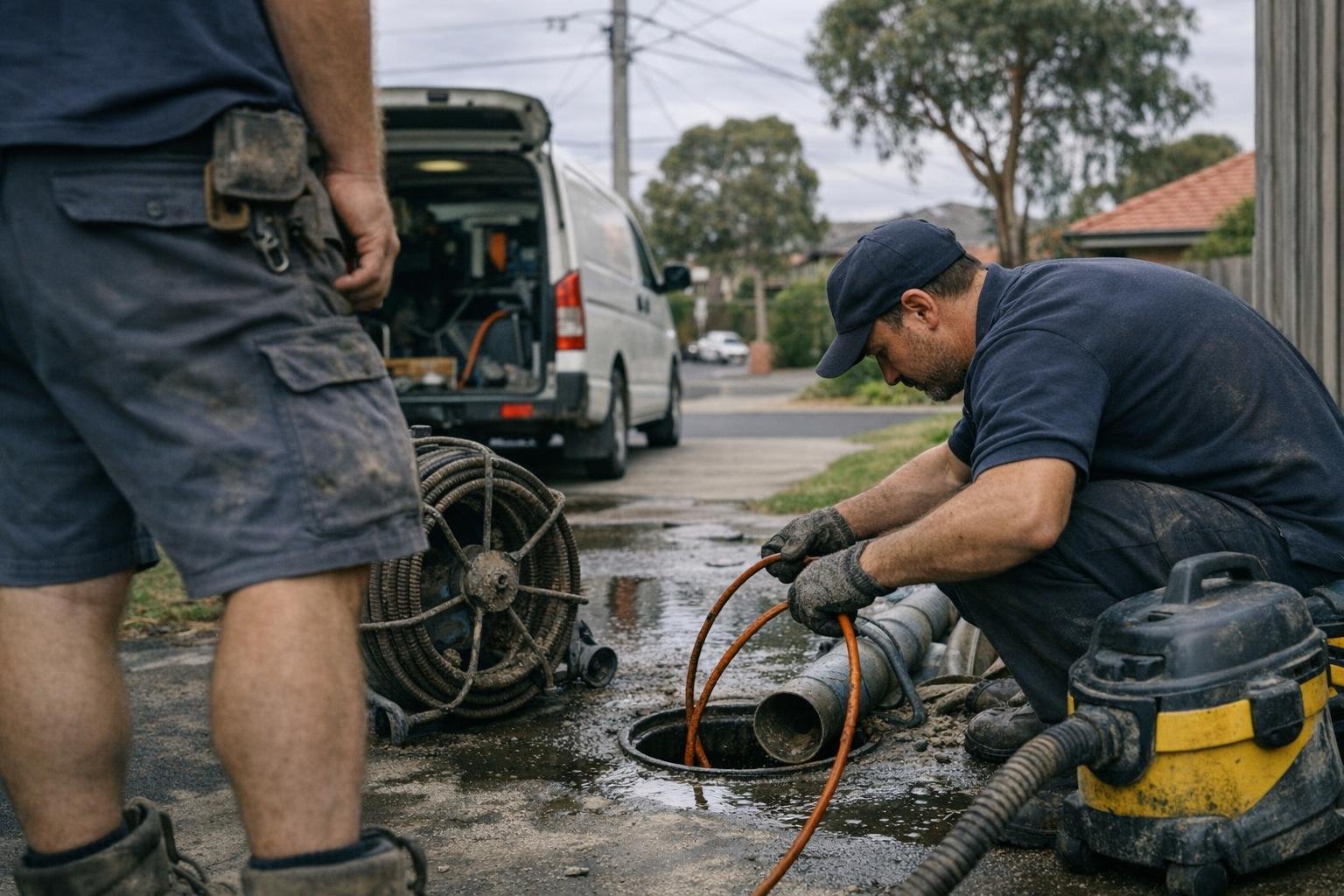 Tree Root Removal in Blocked Drain Plumber: Tree Root Removal is the process of extracting tree roots that have — visual guide