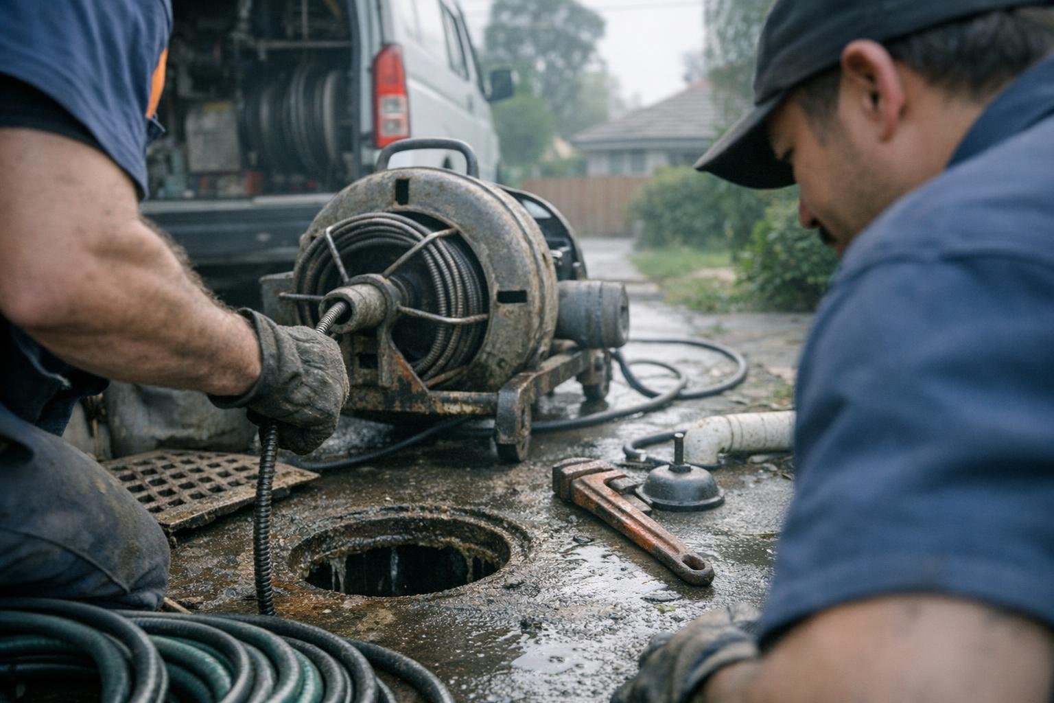 Trenchless Pipe Repair in Blocked Drain Plumber: Trenchless Pipe Repair is a method of fixing underground pipes without digging — visual guide