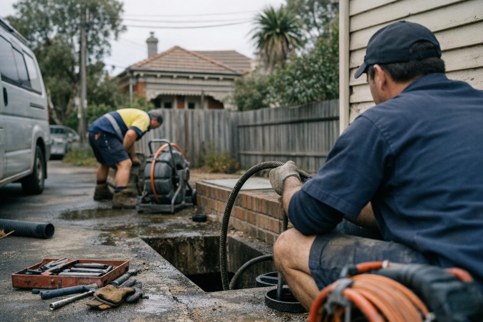 How Trenchless Pipe Repair applies to Blocked Drain Plumber services in Melbourne, Australia — practical illustration